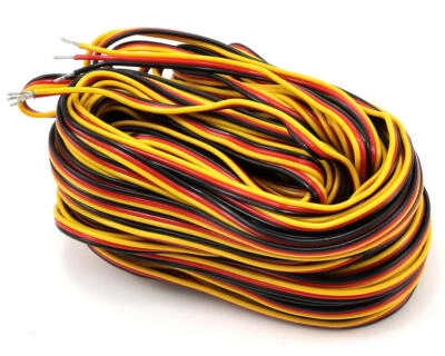 Hitec 3 Color Servo Wire (50') [HRC57417] - Image 1 of 2