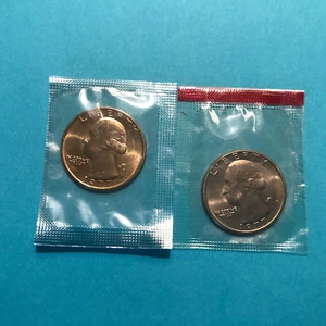 1977 P&D Washington Quarters Unc Free Ship - Picture 1 of 2