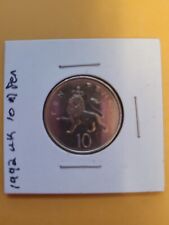1992 Great Britain 10 Pence HRH Queen Elizabeth II Coin