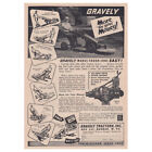 1958 Gravely: More For Your Money Vintage Print Ad