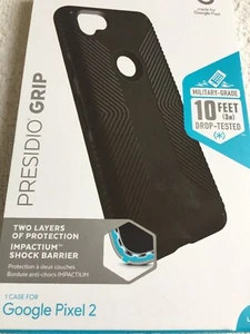 Coque Speck Presidio Grip Noire pour Google Pixel 2 NEUVE - Photo 1 sur 4