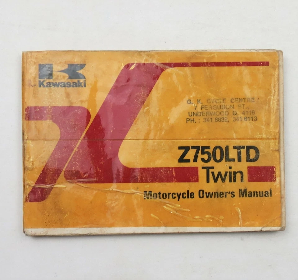 Kawasaki Z750LTD 1981 Factory Motorcycle Owner's Manual Repair Book  - image 1 of 3