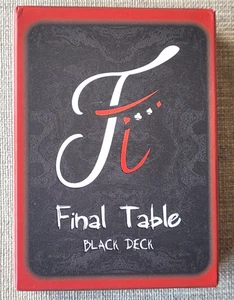 Final Table Schwarz Deck Polen Spielkarten Deck 54 - Bild 1 von 9