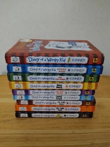 Diary Of A Wimpy Kid Series Book Lot Of 9 - 1-7 9&10 - 6 HC 3 PB - Picture 1 of 22