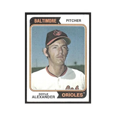 1974 Topps Doyle Alexander Orioles #282 - Image 1 of 3