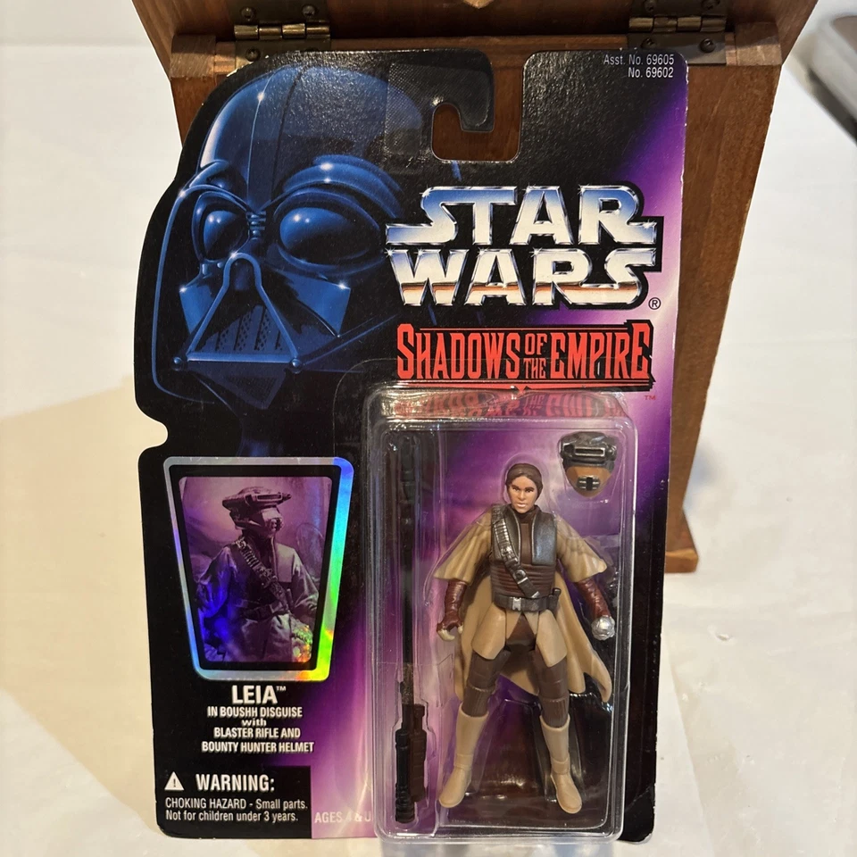 Star Wars 1996 - Leia - Shadows of the Empire Hologram Card Kenner NIP - Image 1 of 4