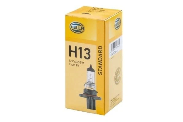 H13 Bulb Halogen Headlight Fog Lamp Standard Range 12V 60/55W OEM Hella - Image 1 of 4