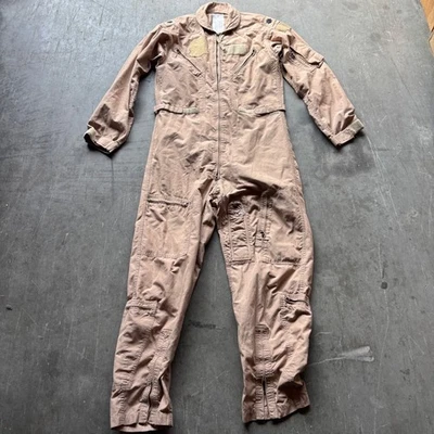 Flyers 工作服 CWU-27/P 棕褐色 380 Sageer Industries 男式尺寸 42L 军用 — 第 1/4 张图片