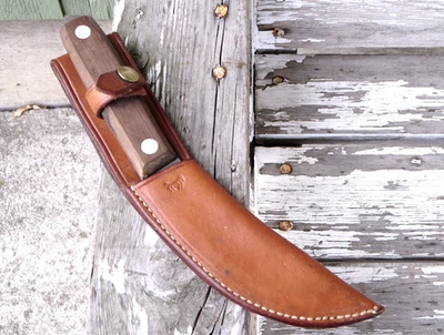 Cuchillo de caza desollador vintage Case 109-5 Case XX funda de cuero hecho en EE. UU. Foto 1 de 4