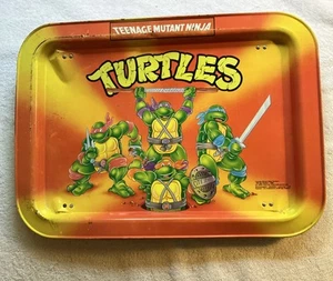 Vintage 1988 Teenage Mutant Ninja Turtles Folding TV/Food Tray - Picture 1 of 18