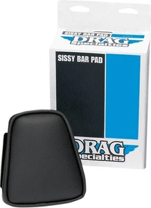 Drag Specialties Smooth Pad for Round Tapered Sissy Bars Black - Picture 1 of 1