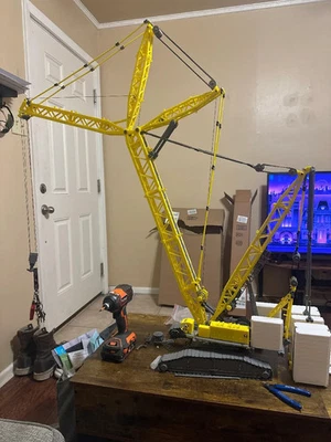 3d printed LIEBHERR LR 13000 with Luffing jib lattice boom crawler crane - Image 1 of 4