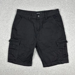 Sampson & Taylor Men's Cargo Shorts Size M W33" Black Zip Fly 6 Pockets Cotton - Bild 1 von 9
