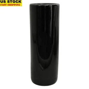 Cylindrical Black Porcelain Umbrella Stand Holder Cane Walking Stick Storage New - Picture 1 of 4
