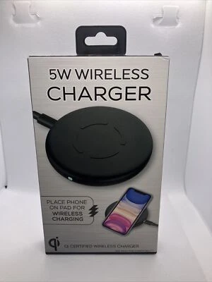 Cargador Inalámbrico Para Dispositivos Habilitados Qi Nuevo Modelo 5WCH001 ~ Galaxy, iPhone, LG... Foto 1 de 4