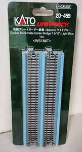 New Kato N Double-Track Plate Girder Bridge 7-13/32in 186mm (Light Blue) 20-455 - Picture 1 of 5