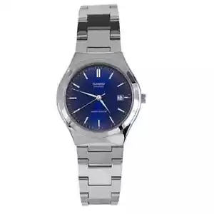 Casio Women's Silver Stainless Steel Blue Dial Watch LTP-1170A-2ARDF - Picture 1 of 1