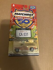 Matchbox Across America California 1955 Chevrolet Bel Air Convertible NEW 429