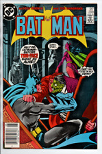 DC Comics Batman #398 VF+ 1986 Two-Face and Catwoman Canadian Price Variant