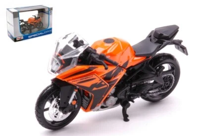 MODELLINO MOTO STATICO MAISTO KTM RC390 MODELLISMO SCALA 1/18 - Immagine 1 di 4