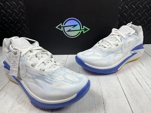 Size 13-New Nike Air Zoom GT Cut 2 Basketball Shoes - Summit White (DJ6015-102) - Picture 1 of 12