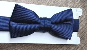Nordstrom Boys Kids Blue Bow Tie New Youth Pretied Wedding Party Formal School - Picture 1 of 8