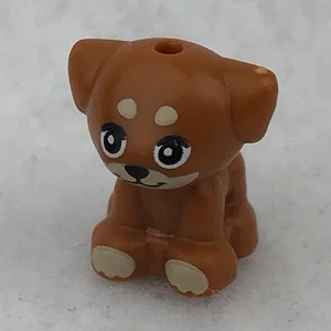 LEGO 69901pb07 Dark Orange Dog, Friends, Puppy, Standing, Small W/ Tan Muzzle - Picture 1 of 3