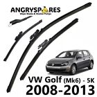 VW Golf Mk6 ('08-'13) Full Windscreen Wiper Blade Set - 24", 19" & 11" (3 Pcs)