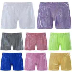 Kids Girls Shorts Short Activewear Athletic Pants Cheerleading Uniform Costume - Picture 1 of 56