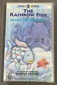 The Rainbow Fish/Dazzle The Dinosaur VHS PAL Video Tape 1997 Animated Rare - Picture 1 of 3