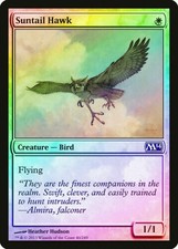 Suntail Hawk FOIL Magic 2014 / M14 NM White Common MAGIC MTG CARD