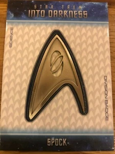 STAR TREK MOVIES 2014: INTO DARKNESS: BADGE CARD: SCIENCE - SPOCK - Bild 1 von 1