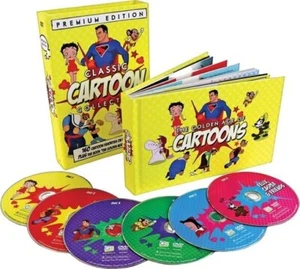 Classic Cartoons Collection 6 DVD Set w/ Book *SEALED* Premium Edition - Bild 1 von 3