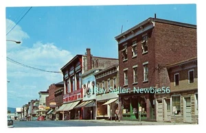 Postal Haverstraw Nueva York - Broadway mirando al norte - c1950 condado de Rockland - Imagen 1 de 2