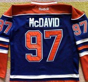 connor mcdavid signed jersey ebay