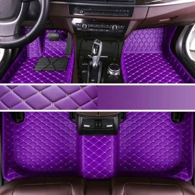Fit For Peugeot RCZ luxury waterproof leather Car Floor Mats Carpets auto Liners - Image 1 of 4