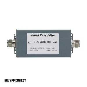 1.8-30MHz Band Pass Filter Anti-interference Improve SelectivitySuppress Clutter - Picture 1 of 5