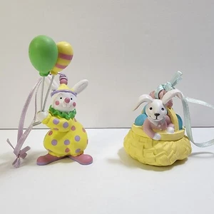 Avon 1991 Osterhasen Ornamente 2er Set! Vintage! - Bild 1 von 9