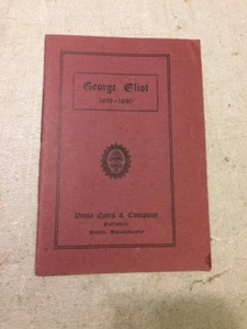 TESTIMONIAL AND ADD CAMPAIGN FOR WORKS OF GEORGE ELIOT 1880'S BOOKLET BY DANA ES - Picture 1 of 10