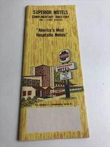 1965 SUPERIOR MOTELS Complimentary Directory First Edition 50 States & Canada - Picture 1 of 7