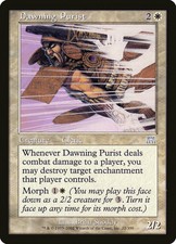 1X Dawning Purist - Onslaught - FOIL NM/EX MTG CARD