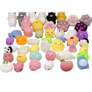 3pcs Lovely Animal Squishies Kawaii Mochi Squeeze Stretch Stress Squishy Toys - Picture 1 of 55