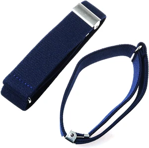 E-Outstanding Strumpfband 1 Paar 1 Zoll breit blau Unisex elastisch verstellbare Ärmel Arm - Bild 1 von 12