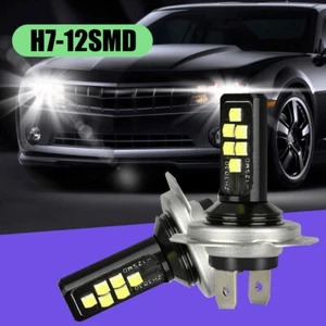 2pcs Car H7 LED Headlight High or Low Beam Bulb 240W 52000LM 6000K White - Picture 1 of 12