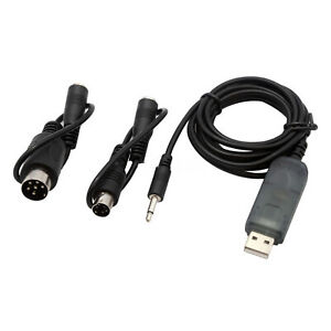 RC Helicopter Airplane Car Training USB Simulator Cable Kit for FlySky FS-SM100