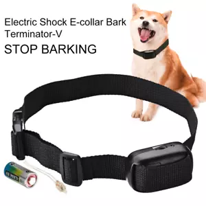 Collare elettronico anti corteccia elettrico cane shock stop abbaiare addestramento animali domestici controllo collare - Foto 1 di 13
