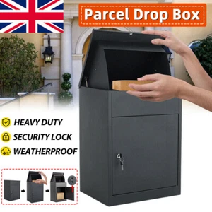 Extra Large Parcel Secure Delivery Drop Box Lockable Outdoor Storage Post Box - Picture 1 of 18