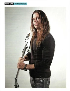 Chris Broderick (Megadeth / Act of Defiance) Jackson Solista Guitarra Pin-up Foto - Imagen 1 de 3