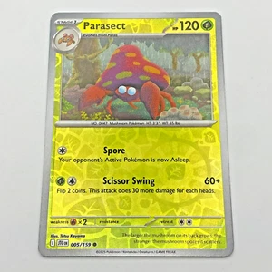 Parasect Reverse Holo 005/159 Pokemon Scarlet Violet Journey Together - Picture 1 of 2