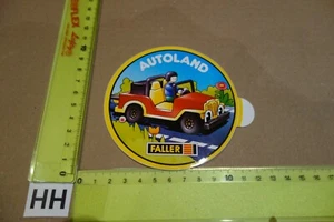 Alter Aufkleber Miniaturauto Modellauto FALLER AUTOLAND - Bild 1 von 2